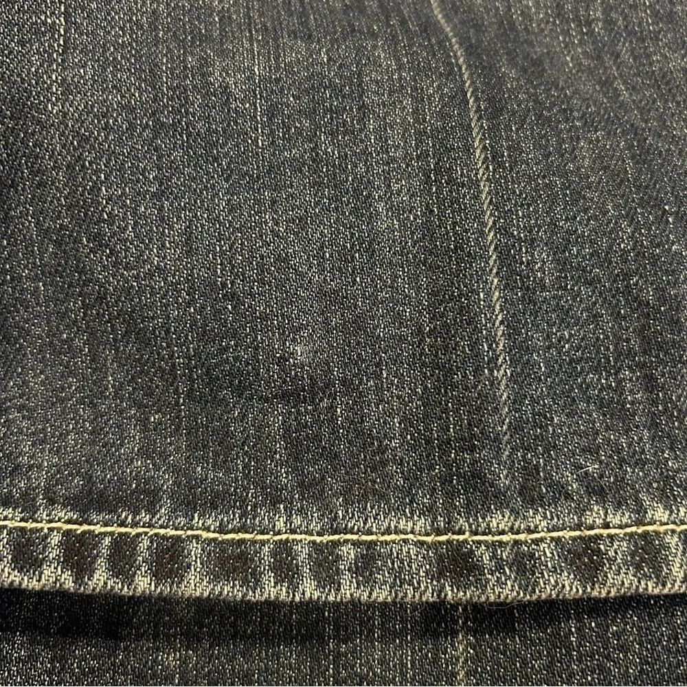 7 For All Mankind Cropped Boot Cut Factory Distressed Jeans  Sz.28